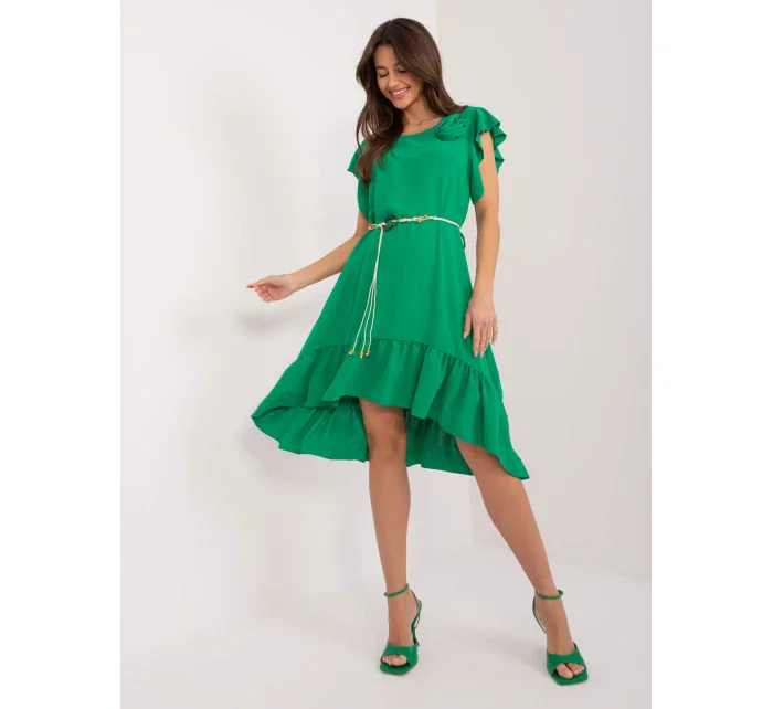 DHJ SK 8921 šaty.98 zelená