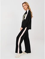 Spodnie dresowe IT DR model 22067054 czarny - FPrice Spodnie dresowe IT DR model 22067054 czarny - FPrice