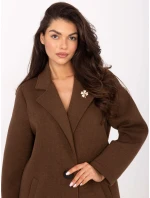 Płaszcz IT PL model 21393079 brązowy - FPrice Płaszcz IT PL model 21393079 brązowy - FPrice