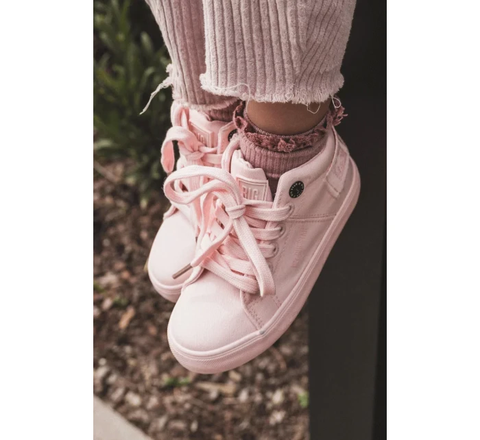 Dětské klasické vysoké tenisky Big Star LL374003 růžové Dětské klasické vysoké tenisky Big Star LL374003 růžové