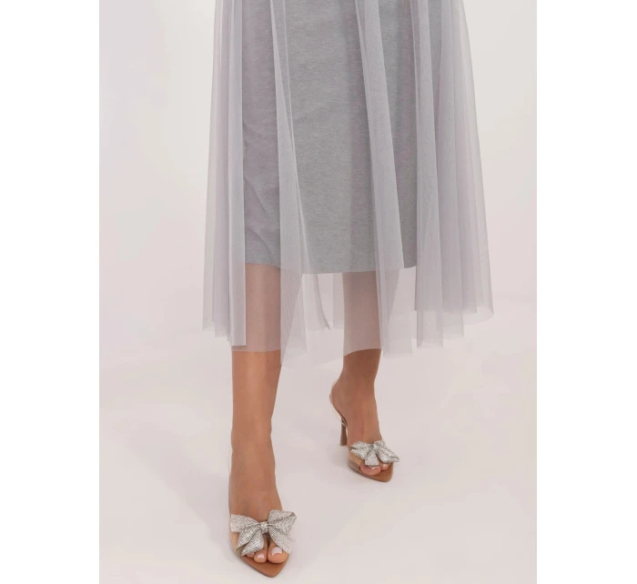 Dámská sukně DHJ SD 19568.13X Šedá - FPrice