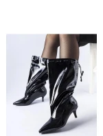 Boty na podpatku model 204743 Solea Boty na podpatku model 204743 Solea