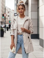 Dámská přechodná bunda parka MEROY šedá FashionStreet TY4287 Dámská přechodná bunda parka MEROY šedá FashionStreet TY4287