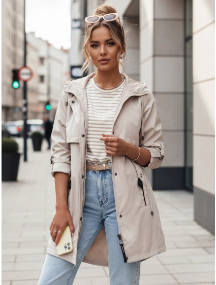 Dámská přechodná bunda parka MEROY šedá FashionStreet TY4287 Dámská přechodná bunda parka MEROY šedá FashionStreet TY4287