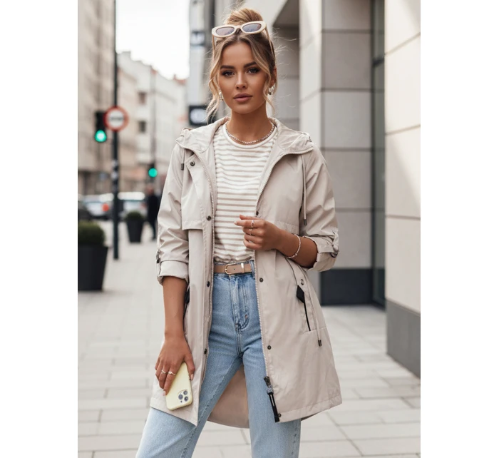 Dámská přechodná bunda parka MEROY šedá FashionStreet TY4287 Dámská přechodná bunda parka MEROY šedá FashionStreet TY4287