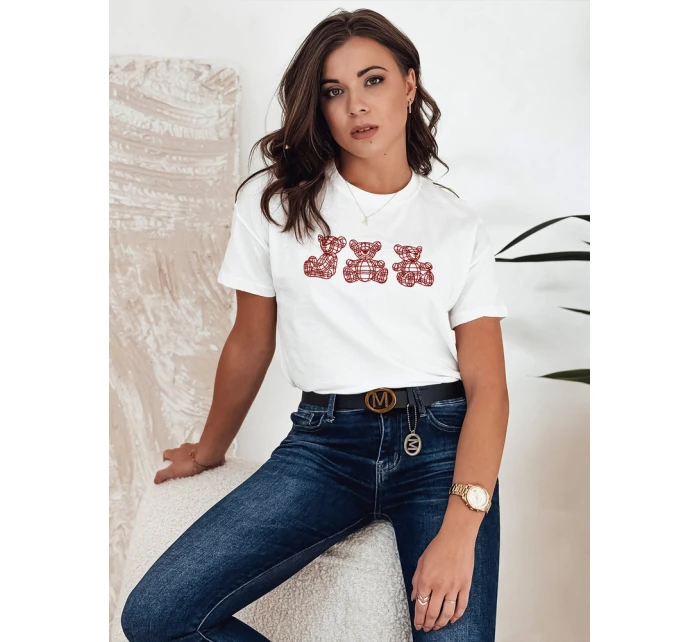 Dámské tričko ecru Dstreet model 21976462 - FashionStreet