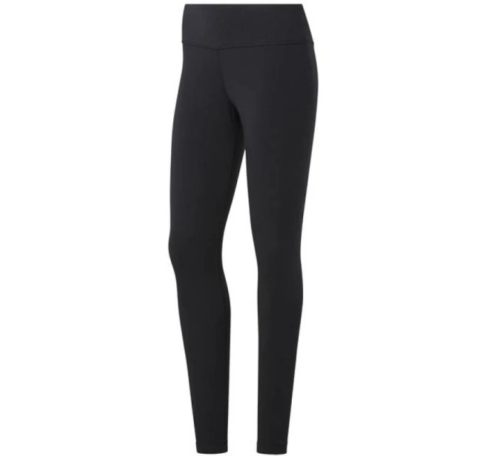 Dámské sportovní legíny Reebok TE COTTON LEGGING s vysokým pasem černé (FK6664)