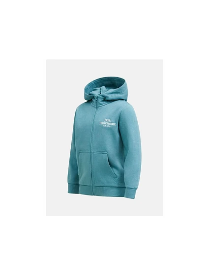 Mikina Original Zip Hood model 22271387 modrá - Peak Performance Mikina Original Zip Hood model 22271387 modrá - Peak Performance