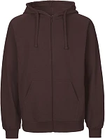 Neutral O 63301 Pánská mikina s kapucí z bio bavlny 77.6331 brown