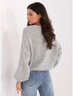 Sweter MI SW model 21795644 szary - FPrice Sweter MI SW model 21795644 szary - FPrice