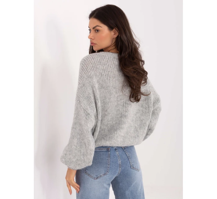 Sweter MI SW model 21795644 szary - FPrice Sweter MI SW model 21795644 szary - FPrice