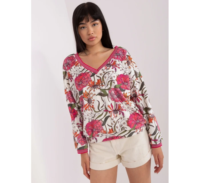 Halenka RV BZ model 21127154 bílé a červené - FPrice Halenka RV BZ model 21127154 bílé a červené - FPrice