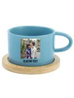 Personalizovaný keramický hrníček Makronka s fotografií 