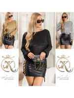 Sexy lesklá halenka model 20826110 - Koucla Sexy lesklá halenka model 20826110 - Koucla