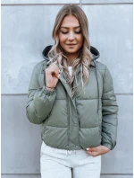 Dámská prošívaná bunda zelená Dstreet model 21971038 - FashionStreet