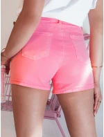 Dámské džínové šortky GLAMWEAR růžové FashionStreet SY0340