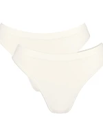 Dámské kalhotky GO Sense High leg 2P - WHITE - bílé 00GZ - SLOGGI