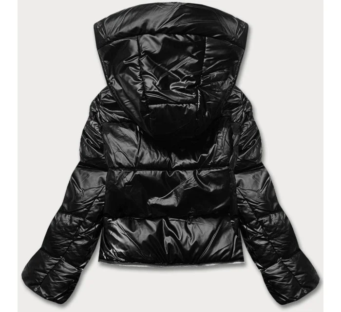Černá matná dámská zimní bunda ve třech délcech (AG3-3037)