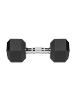 HEX 2x10 kg pogumované litinové činky REBEL ACTIVE