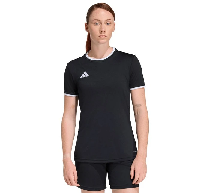 Dámské tričko adidas Entrada 26 Jersey černé JZ2492 Dámské tričko adidas Entrada 26 Jersey černé JZ2492