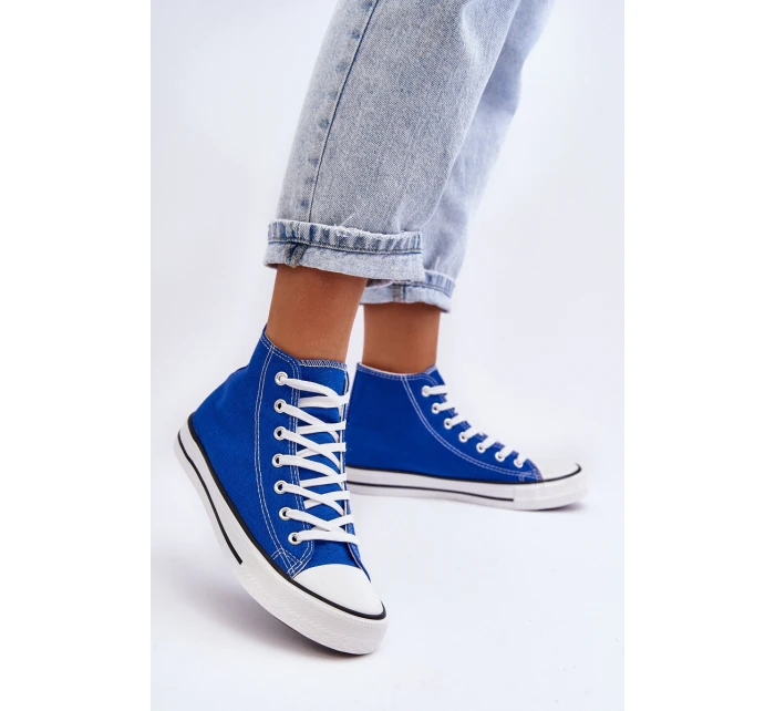 Dámské klasické vysoké boty modré Remos Dámské klasické vysoké boty modré Remos