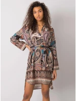 Šaty DHJ SK 5766 1.32X černá a béžová