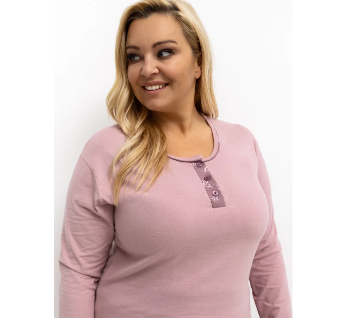 Piżama DU PI FP model 21766300 jasny różowy - FPrice Piżama DU PI FP model 21766300 jasny różowy - FPrice