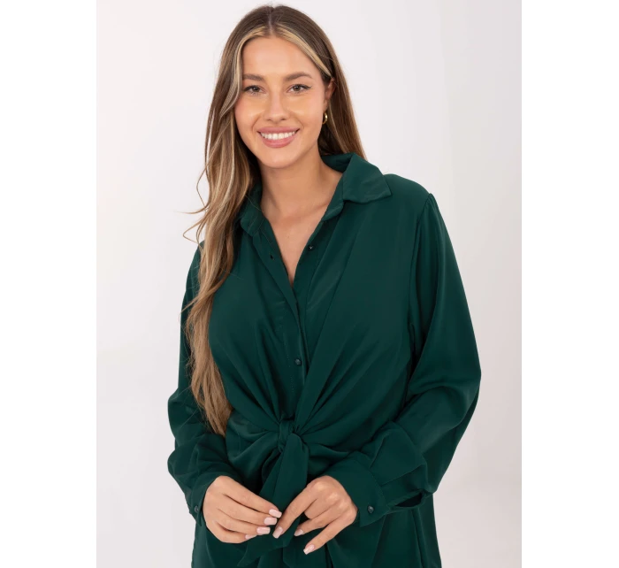 Koszula IT KS model 21786370 ciemny zielony - FPrice Koszula IT KS model 21786370 ciemny zielony - FPrice