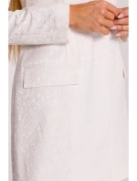 M881 Žakárové blejzrové šaty - krémové M881 Žakárové blejzrové šaty - krémové