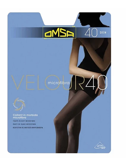Dámské punčochové kalhoty Omsa Velour 40 den 2-4