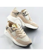 Béžové dámské sportovní boty (6348) Béžové dámské sportovní boty (6348)