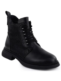 Dámské zateplené kožené boty model 21905677 - S.Barski