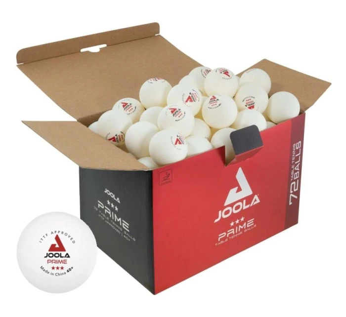 JOOLA PRIME 72KS MÍČKŮ NA STOLNÍ TENIS BÍLÝCH JOOLA PRIME 72KS MÍČKŮ NA STOLNÍ TENIS BÍLÝCH