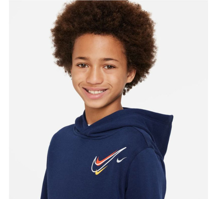 Dětská mikina Sportswear Flc Po Hoody Jr DX2295 410 - Nike