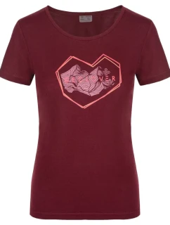Dámské funkční tričko Garove-w tmavě červená - Kilpi