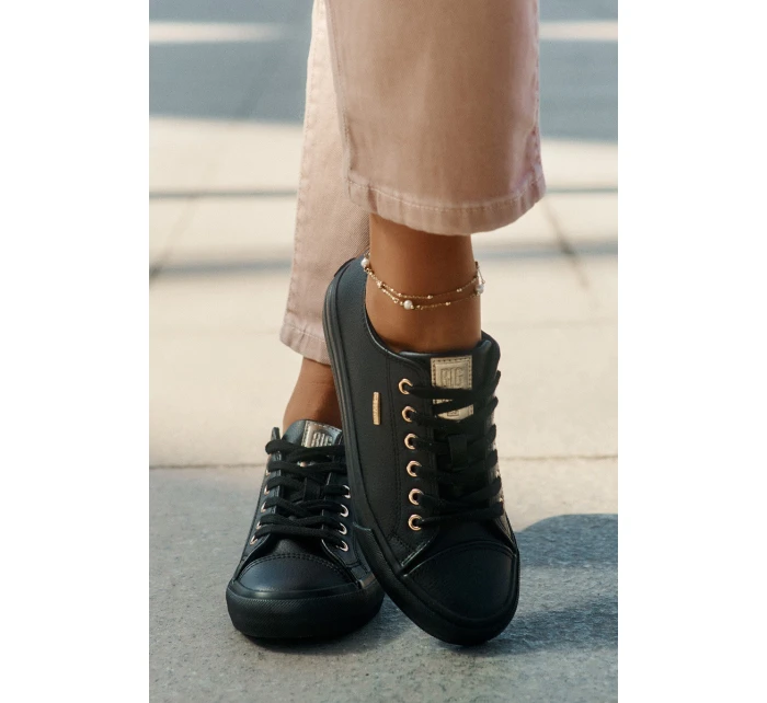 Dámské Tenisky Z Eko Kůže Big Star model 21693148 Černé - Big Star Shoes