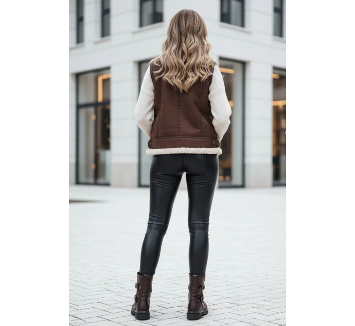 Dámské voskované kalhoty ELLODIX black FashionStreet UY2230