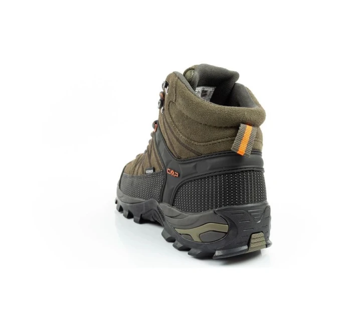 CMP Rigel pánské trekové boty kožené odolné nepromokavé kotníkové boty olivově zelené CMP Rigel pánské trekové boty kožené odolné nepromokavé kotníkové boty olivově zelené