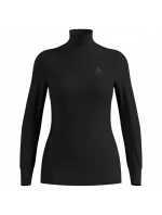 Dámské tričko BL TOP s model 21476585 výstřihem l/s ACTIVE WARM ECO velikost M Black - ODLO