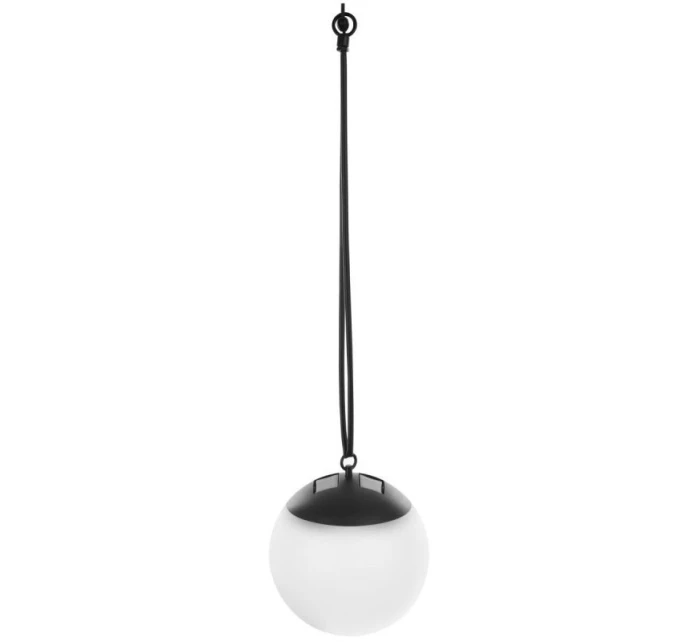 SOLÁRNÍ LAMPA PLASTOVÁ KOULE ZÁVĚSNÁ 20CM