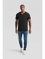 Fruit of the Loom Original V-Neck T Pánské tričko s výstřihem do V 16.1426 black Fruit of the Loom Original V-Neck T Pánské tričko s výstřihem do V 16.1426 black