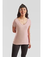 Fruit of the Loom Lady-Fit Iconic 150 V-Neck T Dámské tričko s výstřihem do V 16.1444 fuchsia Fruit of the Loom Lady-Fit Iconic 150 V-Neck T Dámské tričko s výstřihem do V 16.1444 fuchsia