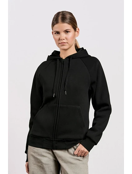 Dámská mikina s kapucí z těžké bavlny 40. black model 22463480 - Promodoro Dámská mikina s kapucí z těžké bavlny 40. black model 22463480 - Promodoro