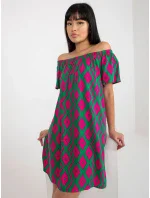 Dámské šaty D73771R30145J zelená - FPrice Dámské šaty D73771R30145J zelená - FPrice