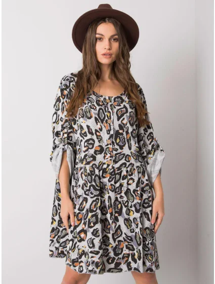 Šaty DHJ SK 21464.99 světle šedá