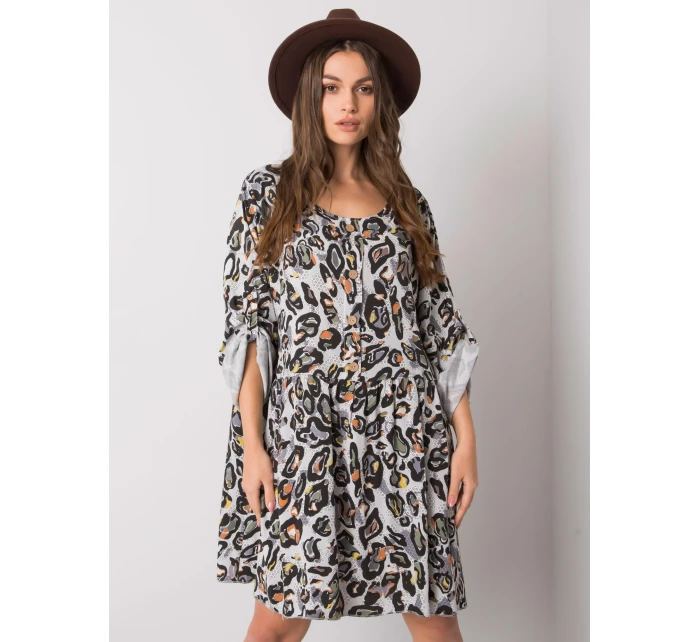 Šaty DHJ SK 21464.99 světle šedá