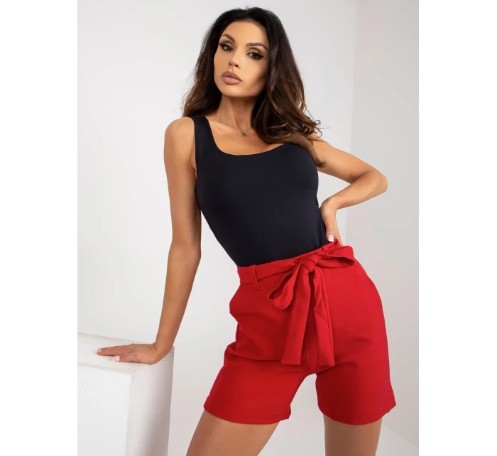 LK SN Šortky model 18461617 červená - FPrice LK SN Šortky model 18461617 červená - FPrice