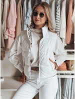 Dámská krátká oboustranná vesta CHIPUFF bílá FashionStreet TY4821