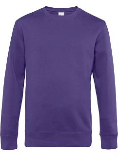 B&C KING Crew Neck_° Pánská mikina purple model 22484025
