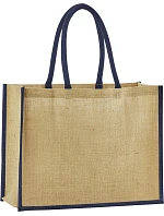 Westford Mill W 470 Jutová nákupní taška "Classic" 50.0470 natural/navy
